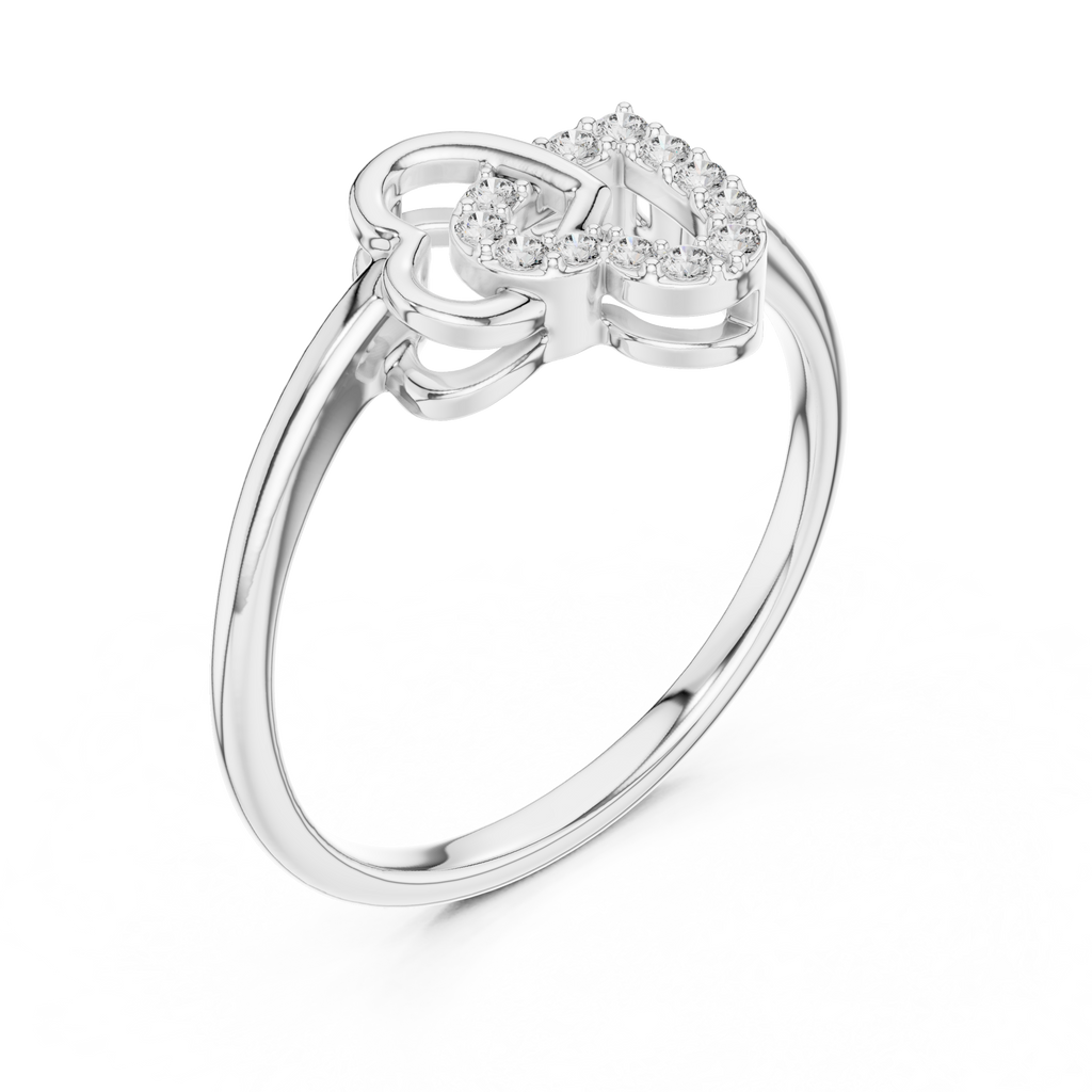 Romantic Diamond Link Ring – Luxury Fine Jewelry