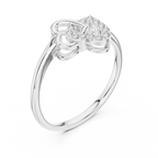 Romantic Diamond Link Ring – Luxury Fine Jewelry