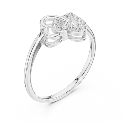 Romantic Diamond Link Ring – Luxury Fine Jewelry