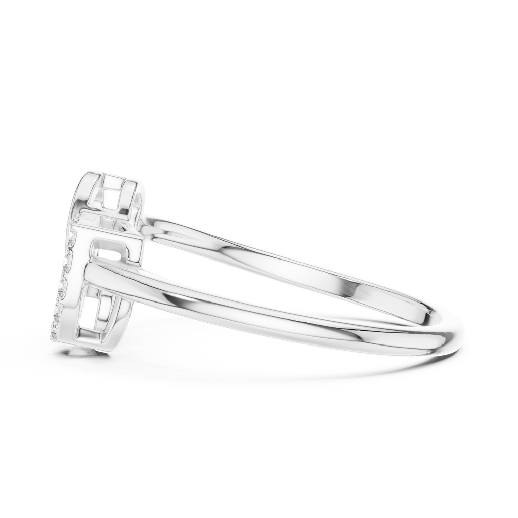 Romantic Diamond Link Ring – Luxury Fine Jewelry