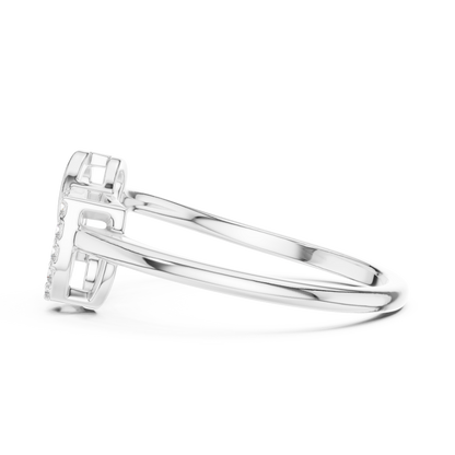 Romantic Diamond Link Ring – Luxury Fine Jewelry