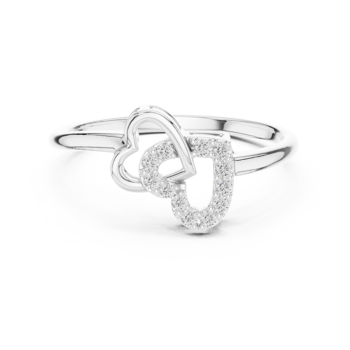 Romantic Diamond Link Ring – Luxury Fine Jewelry