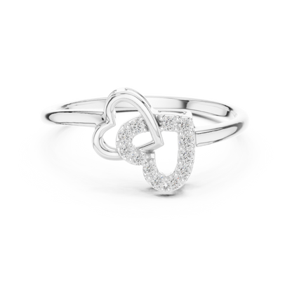 Romantic Diamond Link Ring – Luxury Fine Jewelry