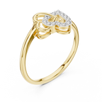 Romantic Diamond Link Ring – Luxury Fine Jewelry