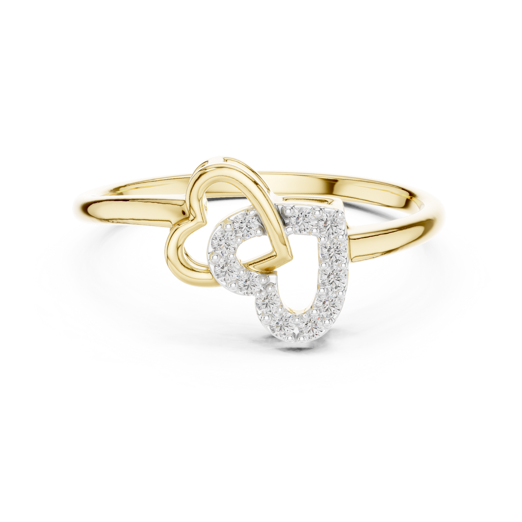 Romantic Diamond Link Ring – Luxury Fine Jewelry