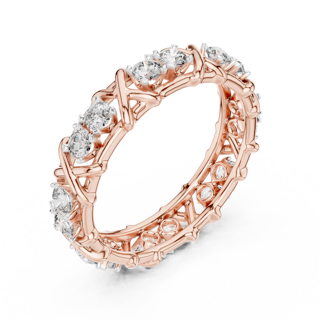 Elegant Designer Diamond Band Ring – Luxury Fine Jewelry