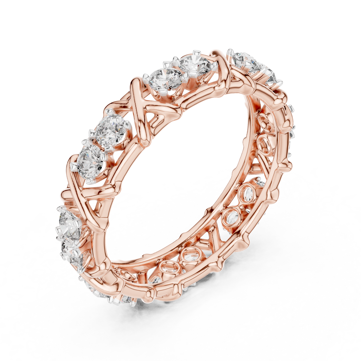 Elegant Designer Diamond Band Ring – Luxury Fine Jewelry