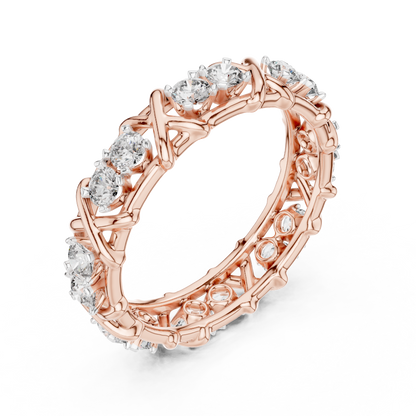 Elegant Designer Diamond Band Ring – Luxury Fine Jewelry