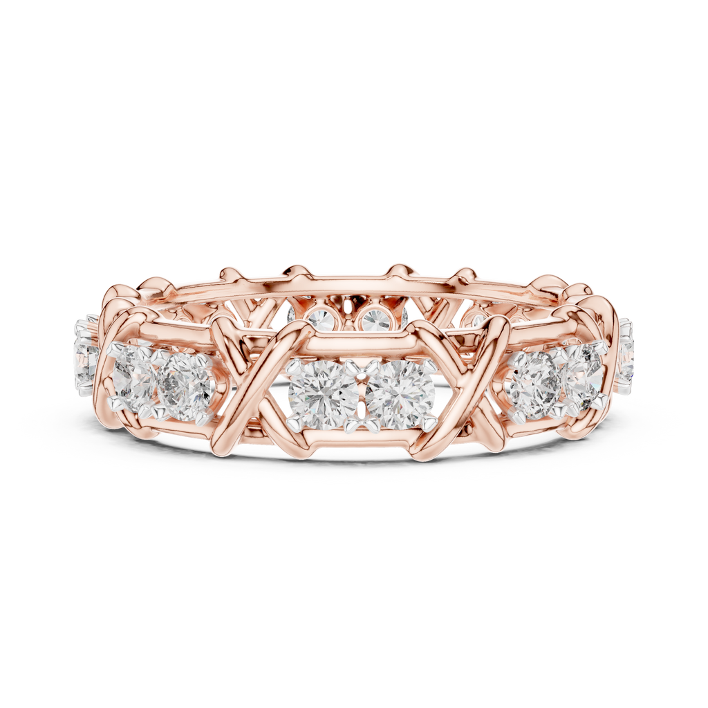 Elegant Designer Diamond Band Ring – Luxury Fine Jewelry
