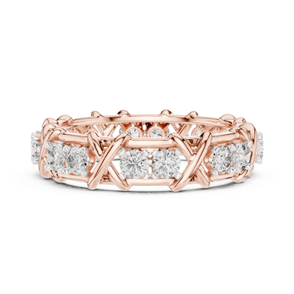 Elegant Designer Diamond Band Ring – Luxury Fine Jewelry