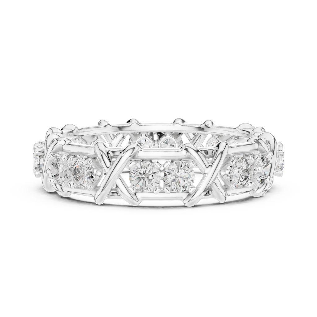 Elegant Designer Diamond Band Ring – Luxury Fine Jewelry
