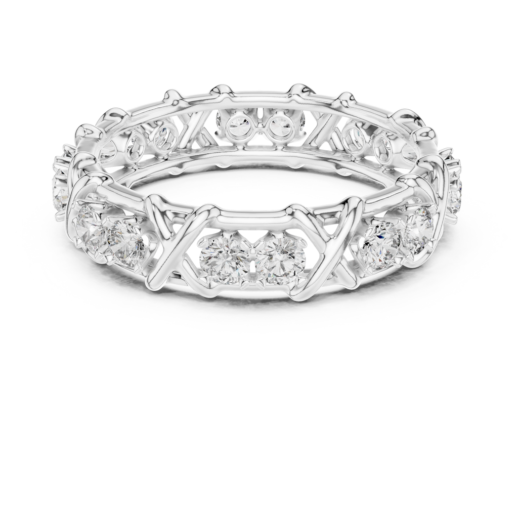 Elegant Designer Diamond Band Ring – Luxury Fine Jewelry