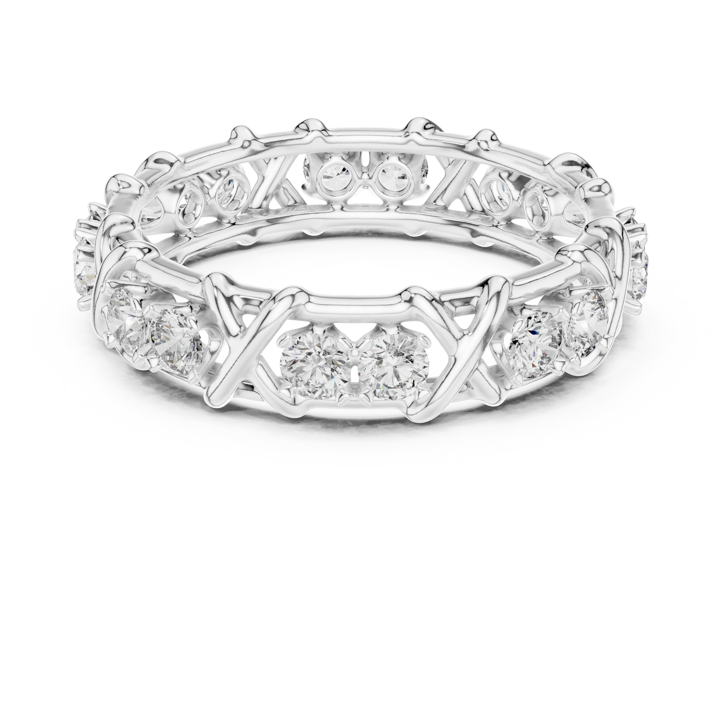 Elegant Designer Diamond Band Ring – Luxury Fine Jewelry