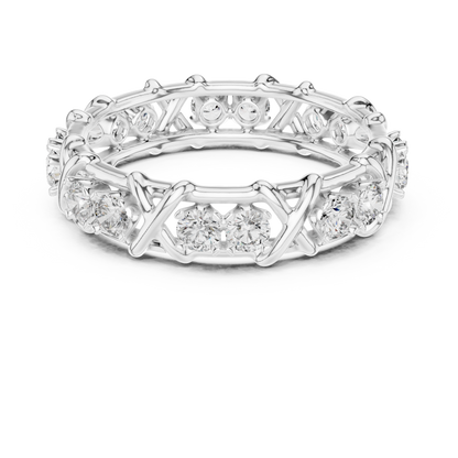 Elegant Designer Diamond Band Ring – Luxury Fine Jewelry
