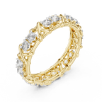 Elegant Designer Diamond Band Ring – Luxury Fine Jewelry