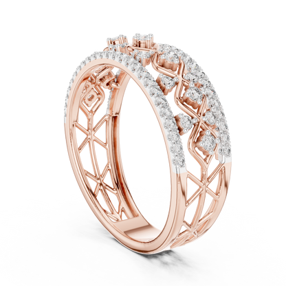 Majestic Gold Diamond Ring
