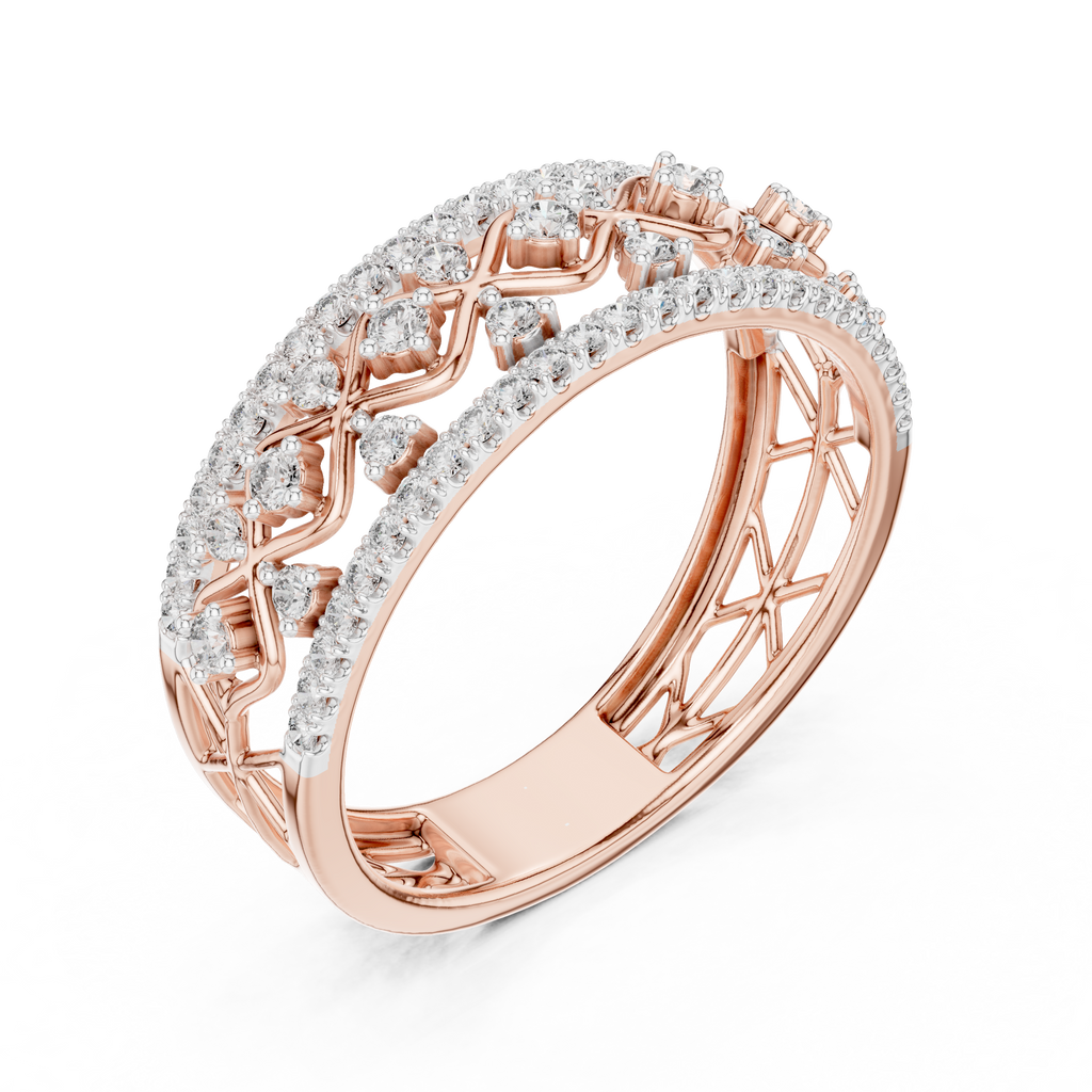Majestic Gold Diamond Ring