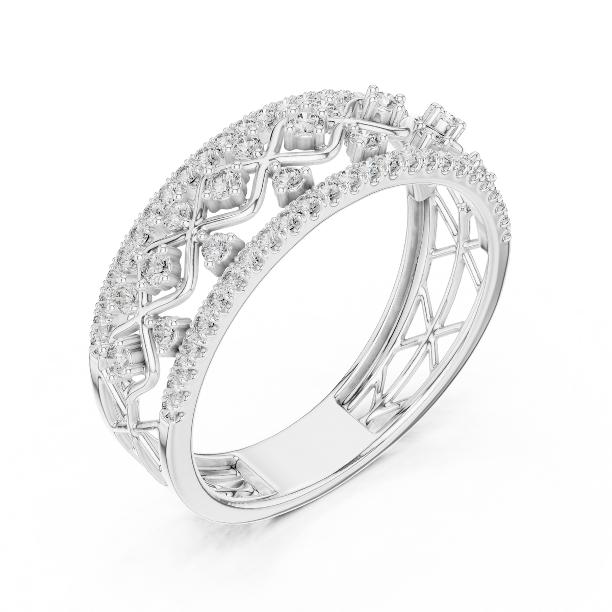 Majestic Gold Diamond Ring