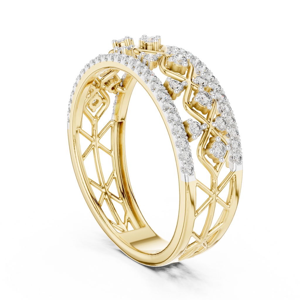 Majestic Gold Diamond Ring