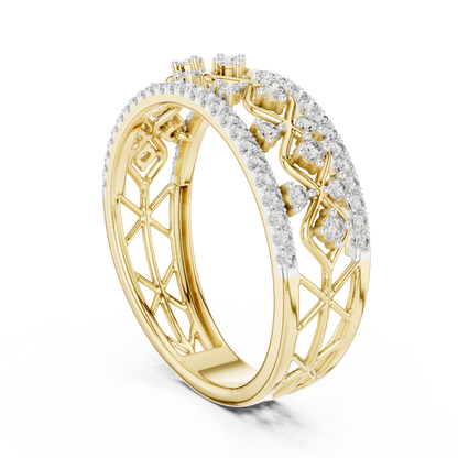 Majestic Gold Diamond Ring