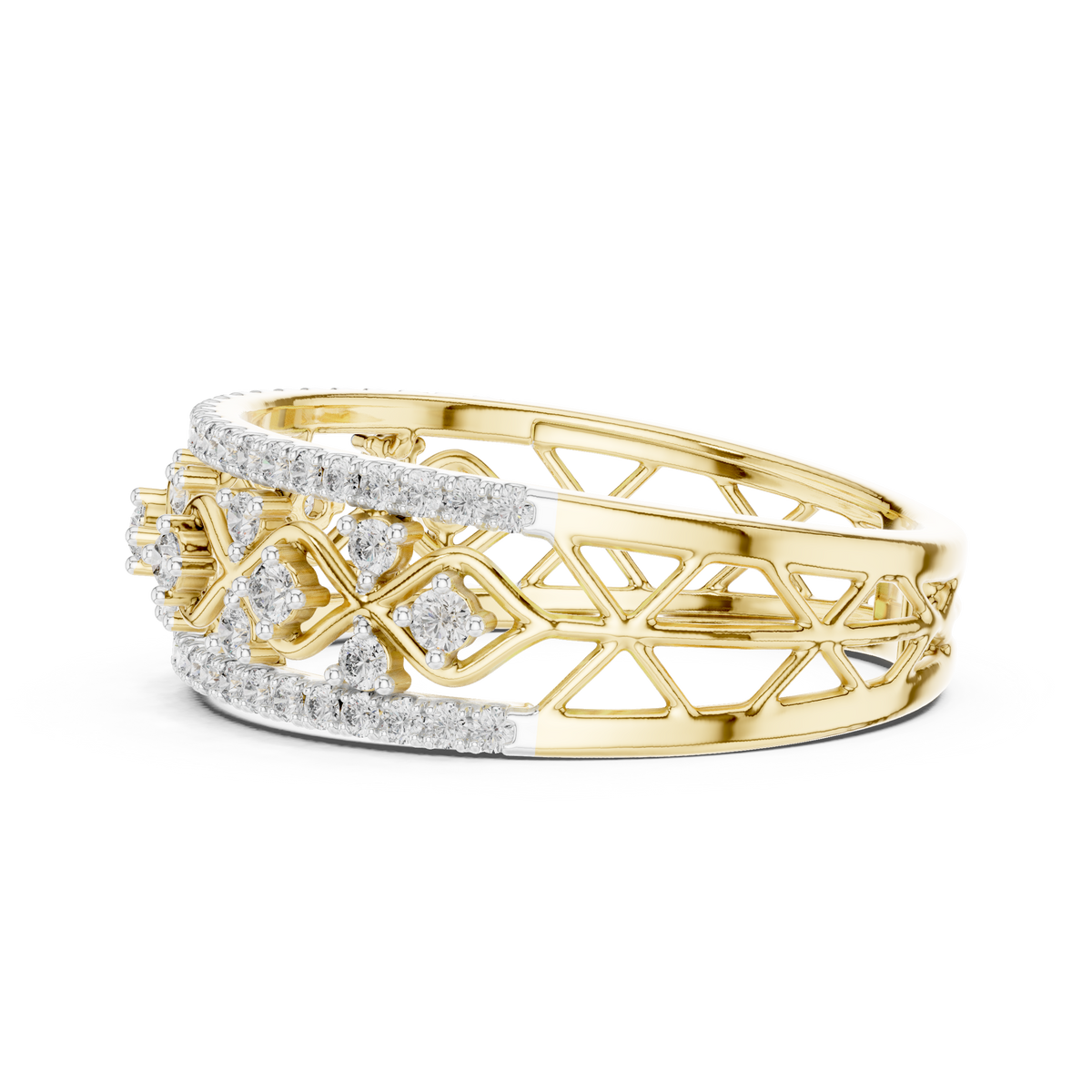 Majestic Gold Diamond Ring