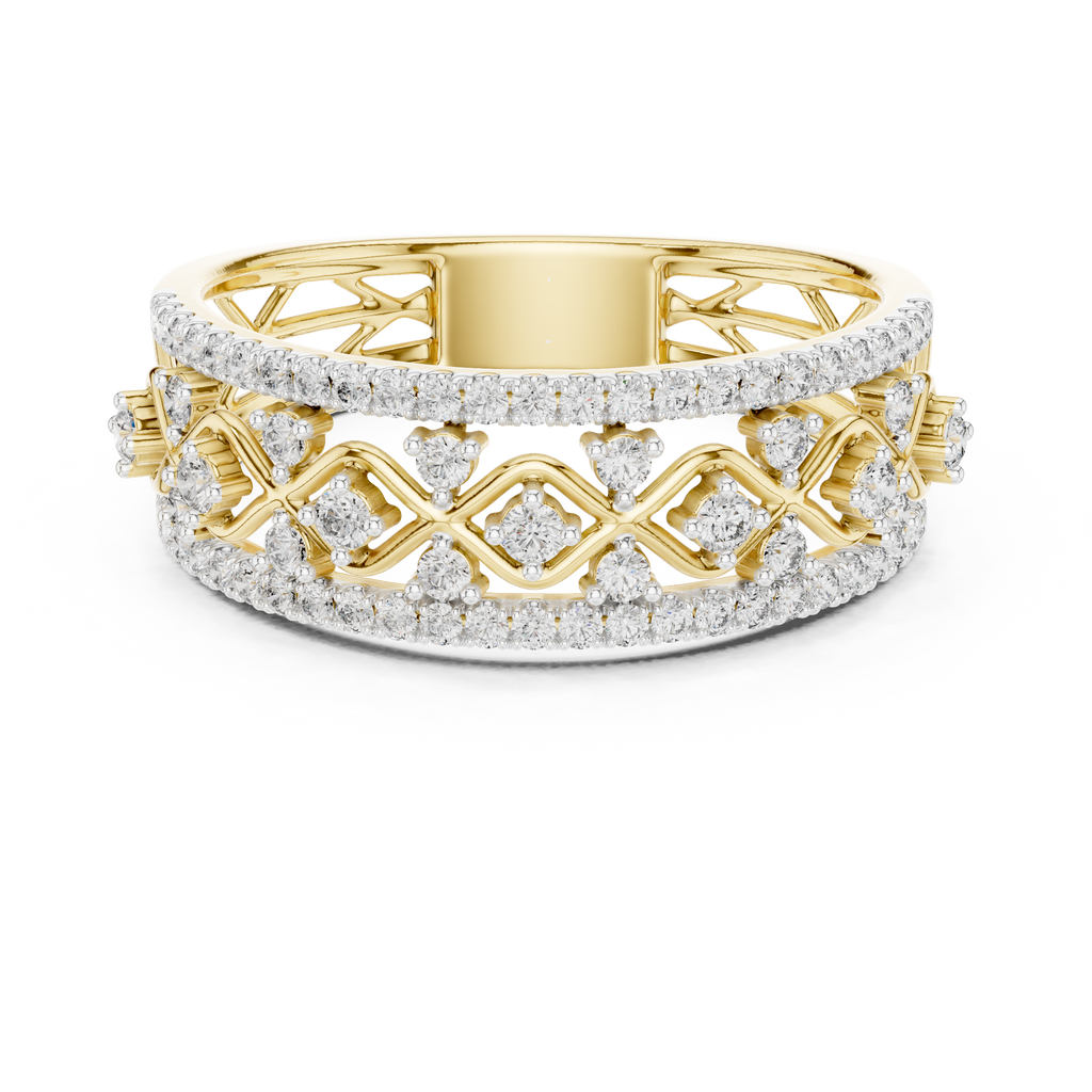 Majestic Gold Diamond Ring