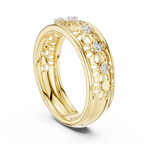 Luxury Open Floral Ring