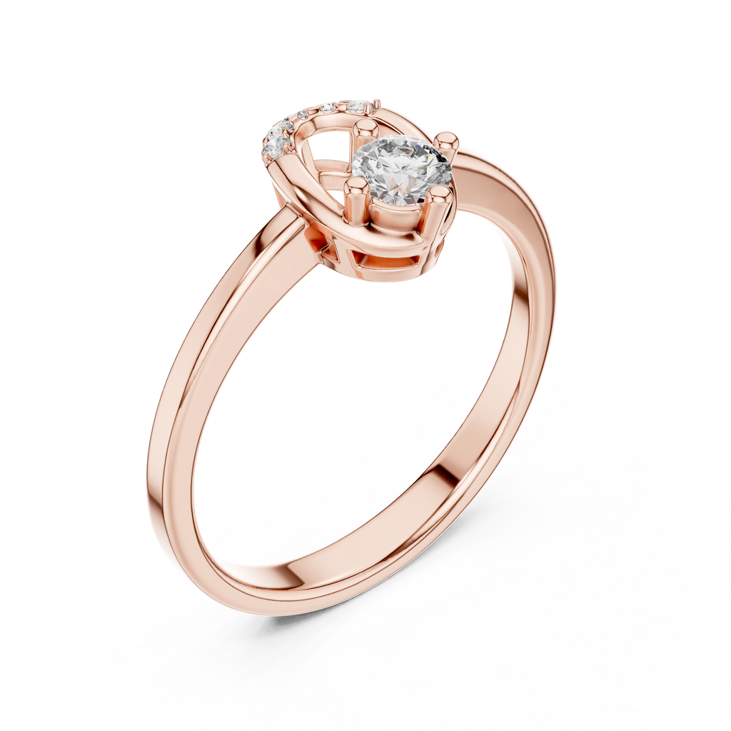 A Brilliant Round Diamond Ring