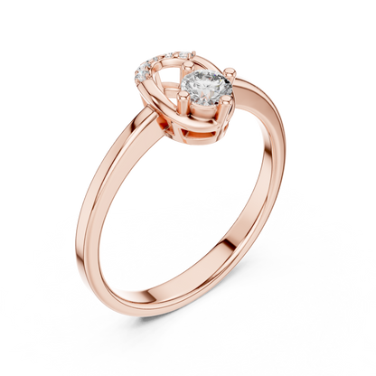 A Brilliant Round Diamond Ring