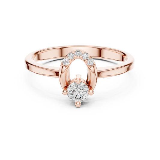 A Brilliant Round Diamond Ring