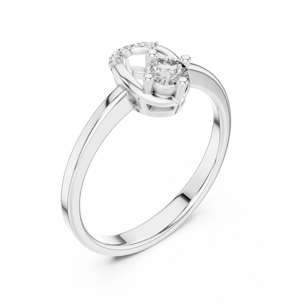 A Brilliant Round Diamond Ring
