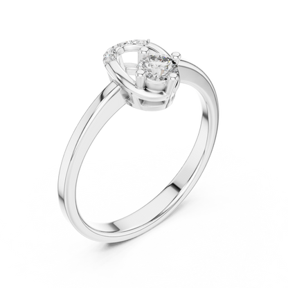 A Brilliant Round Diamond Ring