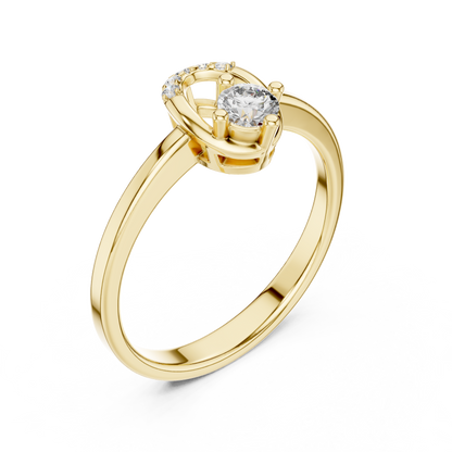 A Brilliant Round Diamond Ring