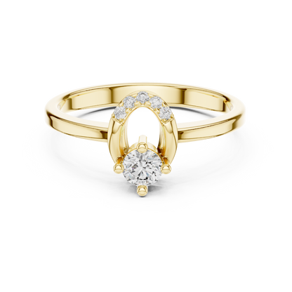 A Brilliant Round Diamond Ring