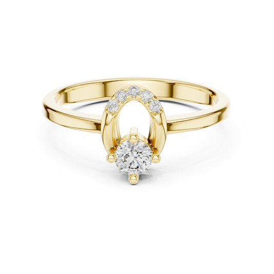 A Brilliant Round Diamond Ring