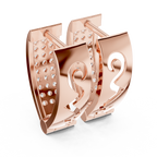 Sparkling Diamond Hoop Earrings | Stylish Gold Diamond Hoops
