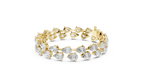 Luxury Pear Cut Diamond Tennis Bracelet