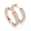 Classic Diamond Hoop Earrings – Fine Jewelry Collection