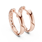 Classic Diamond Hoop Earrings – Fine Jewelry Collection