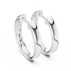 Classic Diamond Hoop Earrings – Fine Jewelry Collection