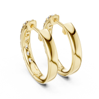 Classic Diamond Hoop Earrings – Fine Jewelry Collection