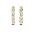 Classic Diamond Hoop Earrings – Fine Jewelry Collection