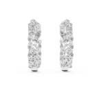 Classic  Diamond Hoop Earrings