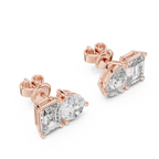 Modern Diamond Hoop Earrings | Elegant Statement Earrings