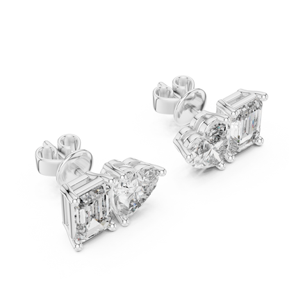 Elegant Rose Gold Diamond Hoop Earrings for Women