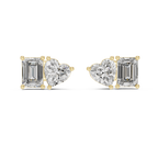 Elegant Rose Gold Diamond Hoop Earrings for Women
