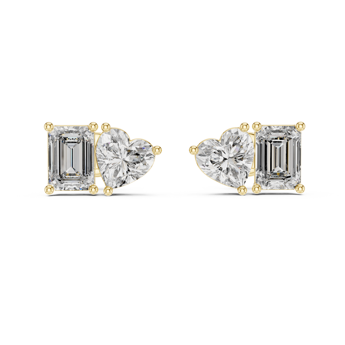 Elegant Rose Gold Diamond Hoop Earrings for Women