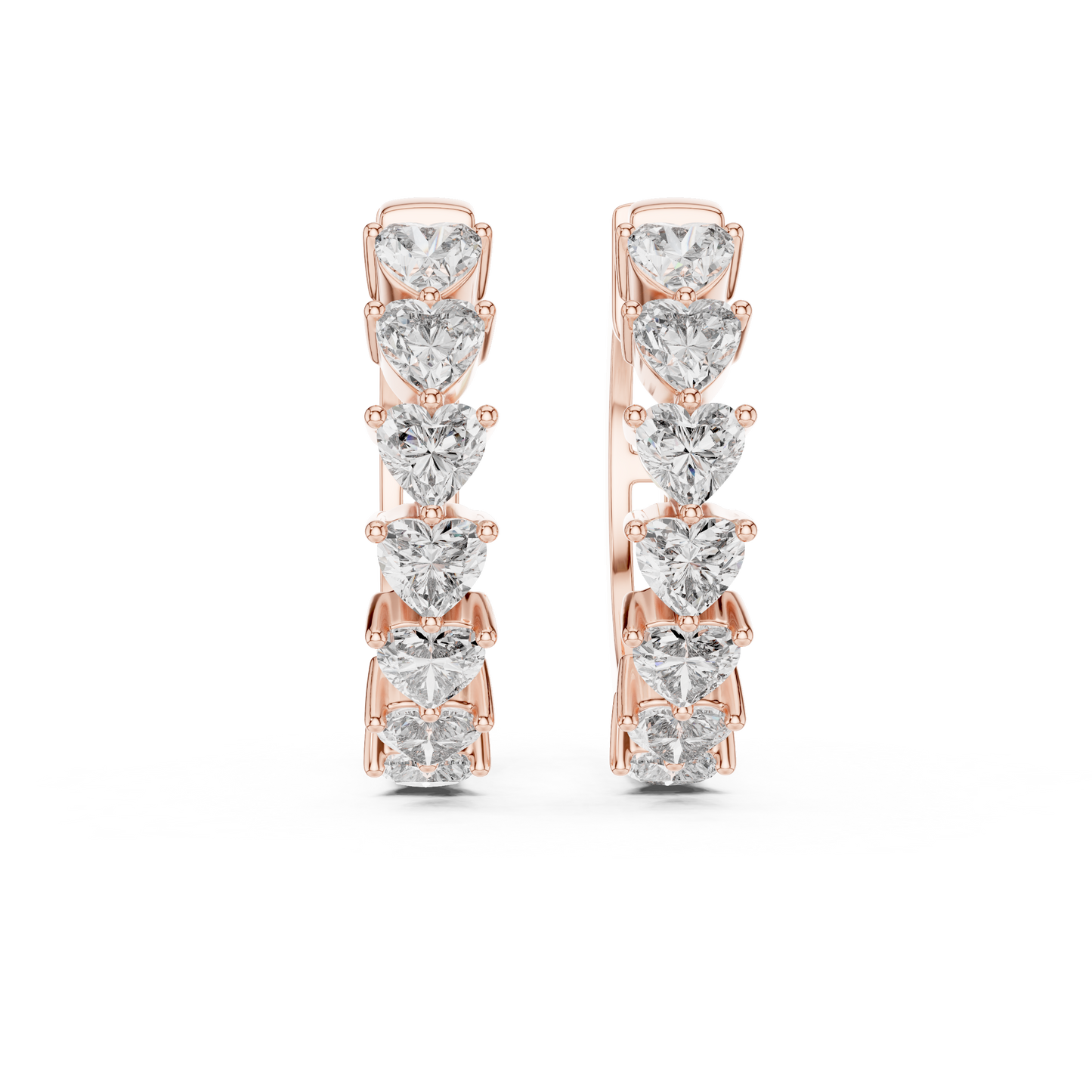 Brilliant  Diamond Hoop Earrings