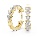Brilliant  Diamond Hoop Earrings