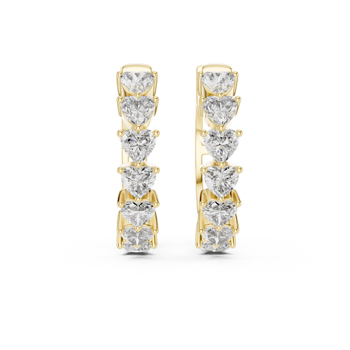 Brilliant  Diamond Hoop Earrings